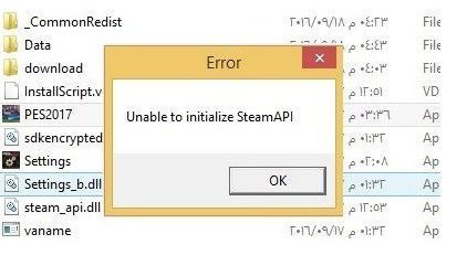 Steam error