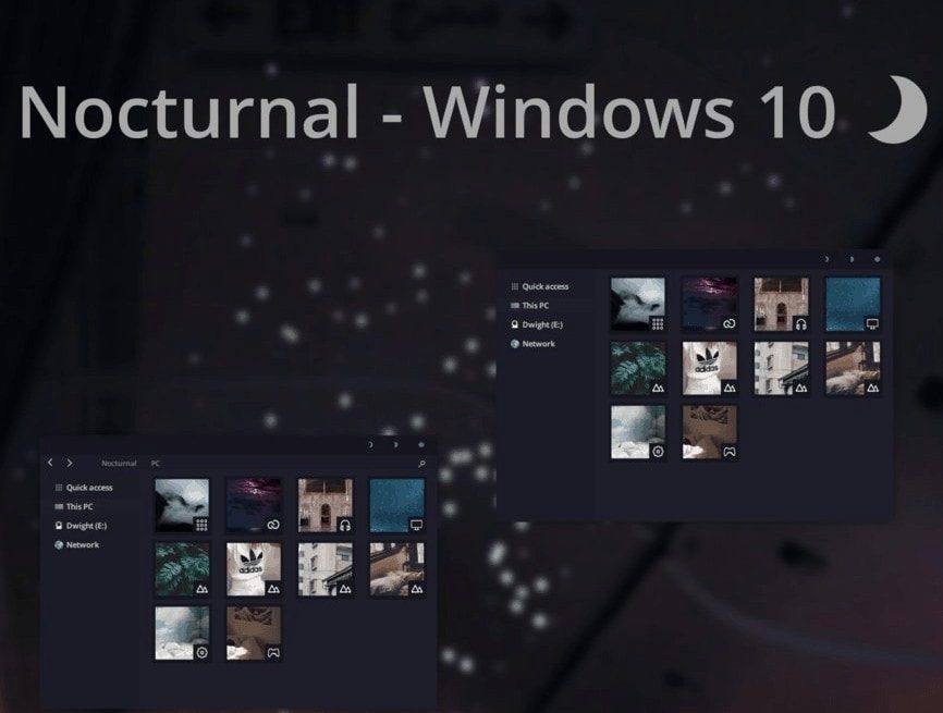 windows 10 dark themes